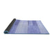 Sideview of Solid Blue Modern Rug, abs5590blu