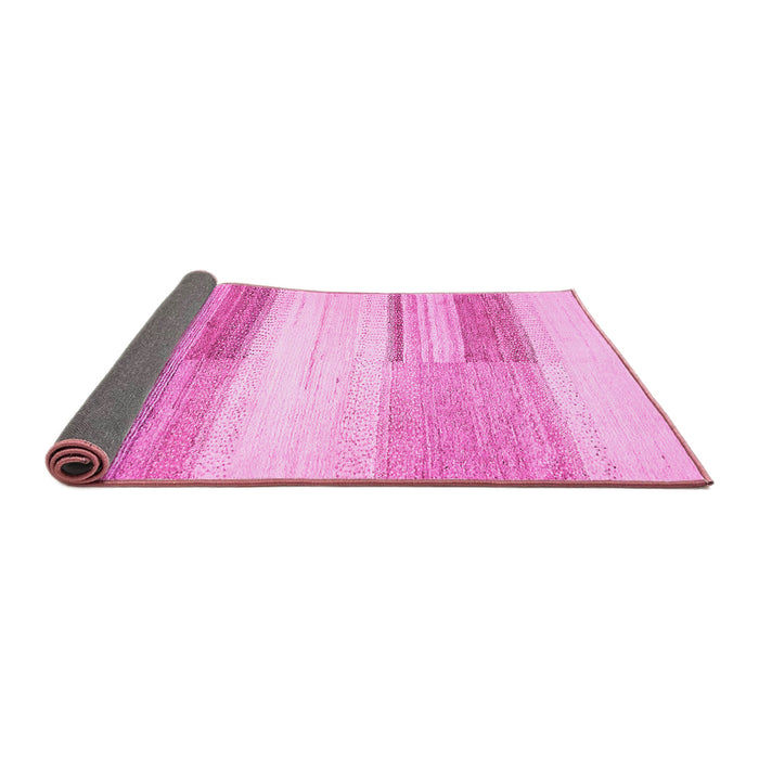 Sideview of Solid Pink Modern Rug, abs5590pnk