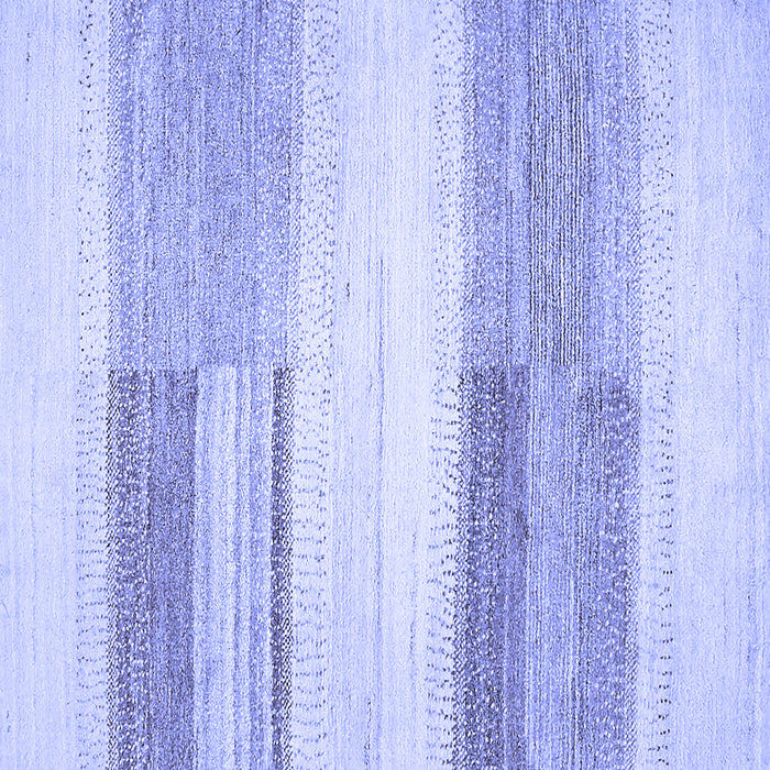 Square Machine Washable Solid Blue Modern Rug, wshabs5590blu