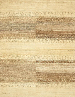 Machine Washable Abstract Gold Rug, wshabs5590