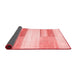 Solid Red Modern Area Rugs