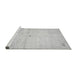 Sideview of Machine Washable Solid Gray Modern Rug, wshabs5591gry