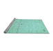 Sideview of Machine Washable Solid Light Blue Modern Rug, wshabs5591lblu