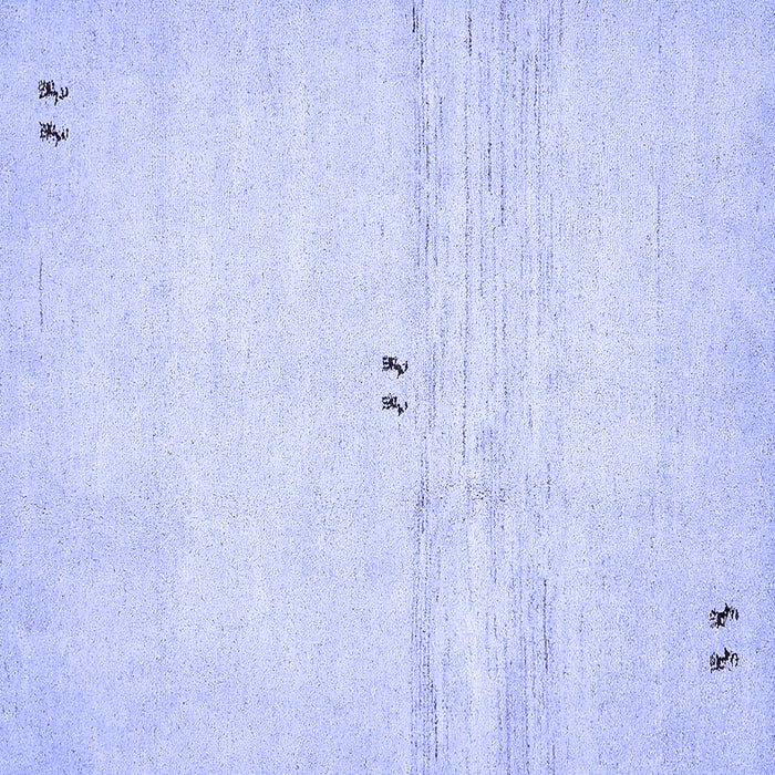 Square Solid Blue Modern Rug, abs5591blu