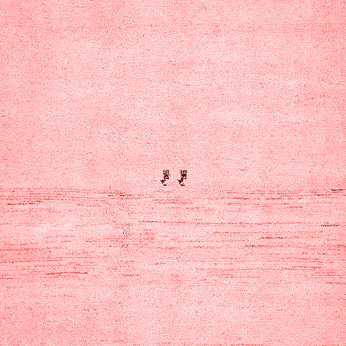 Machine Washable Solid Red Modern Rug, wshabs5591red