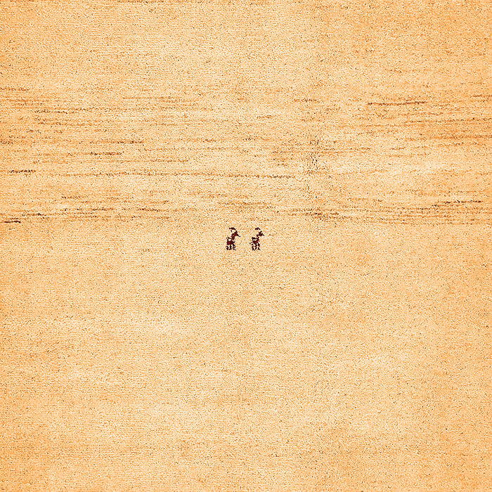 Solid Orange Modern Rug, abs5591org