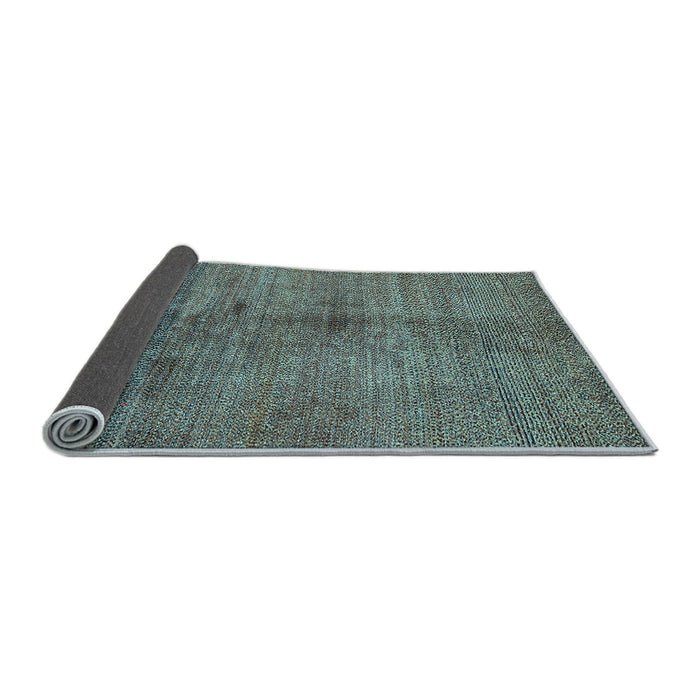 Sideview of Abstract Light Blue Modern Rug, abs5592lblu