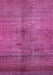 Machine Washable Abstract Pink Modern Rug, wshabs5592pnk