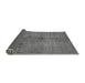 Sideview of Abstract Gray Modern Rug, abs5592gry