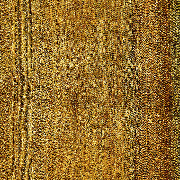 Square Abstract Yellow Modern Rug, abs5592yw