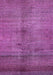 Machine Washable Abstract Purple Modern Area Rugs, wshabs5592pur