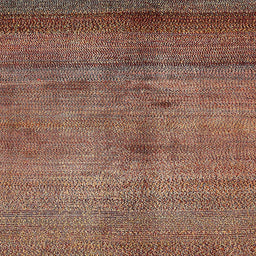 Square Machine Washable Abstract Vermilion Red Rug, wshabs5592