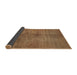 Sideview of Abstract Brown Modern Rug, abs5592brn