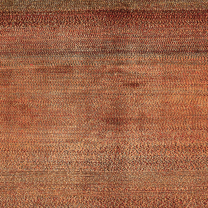 Square Abstract Orange Modern Rug, abs5592org
