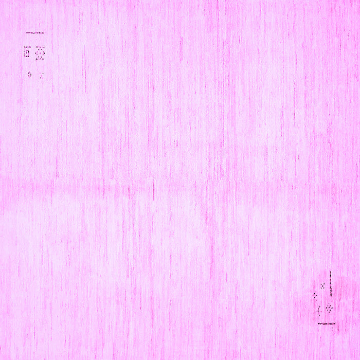 Square Solid Purple Modern Rug, abs5594pur