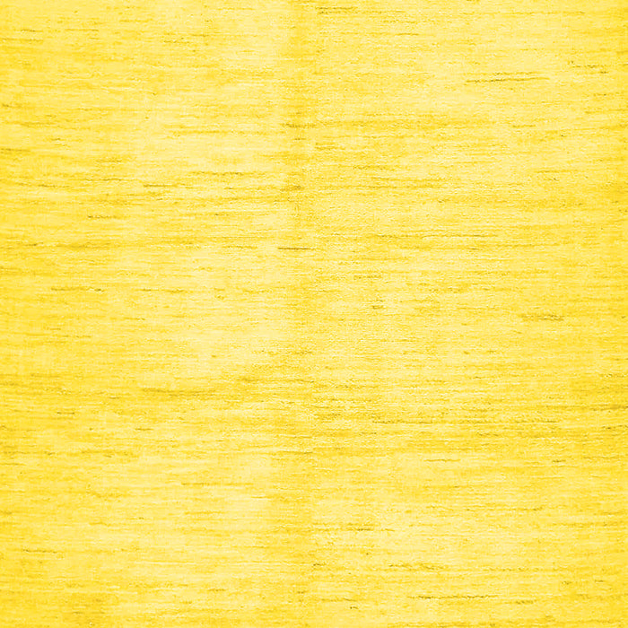 Machine Washable Solid Yellow Modern Rug, wshabs5594yw