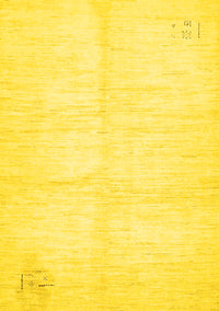 Solid Yellow Modern Rug, abs5594yw