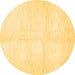 Round Solid Brown Modern Rug, abs5594brn