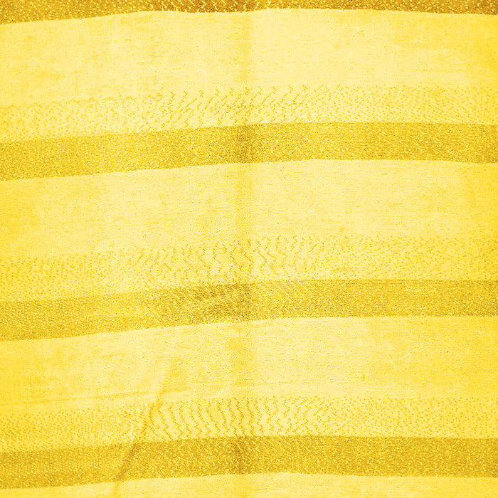 Machine Washable Solid Yellow Modern Rug, wshabs5595yw