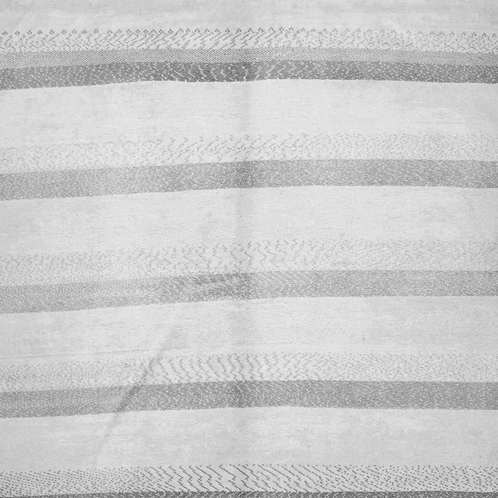 Square Machine Washable Solid Gray Modern Rug, wshabs5595gry