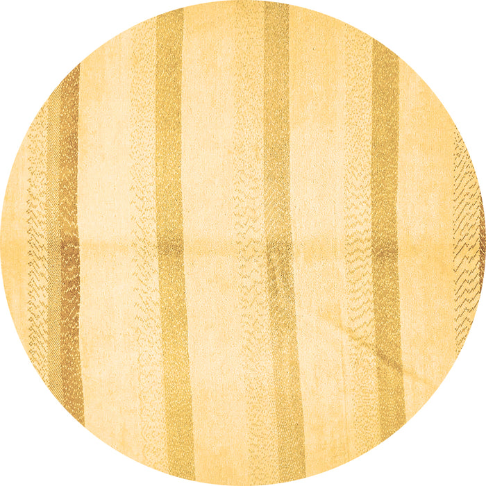 Round Solid Brown Modern Rug, abs5595brn