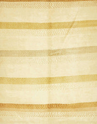 Machine Washable Abstract Sun Yellow Rug, wshabs5595