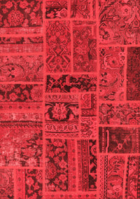 Patchwork Red Transitional Rug, abs5596red