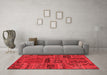 Transitional Red Washable Rugs