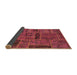 Sideview of Patchwork Brown Transitional Rug, abs5596brn