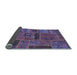 Sideview of Patchwork Light Blue Transitional Rug, abs5596lblu