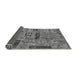 Sideview of Patchwork Gray Transitional Rug, abs5596gry