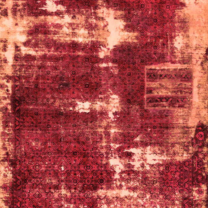 Abstract Orange Modern Rug, abs5597org