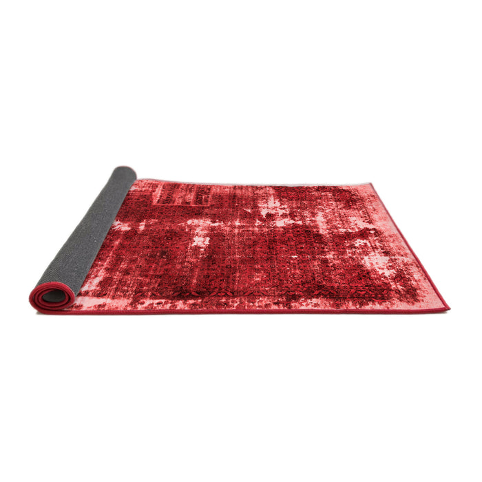 Abstract Red Modern Area Rugs