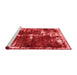 Modern Red Washable Rugs