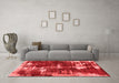 Modern Red Washable Rugs