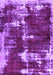 Machine Washable Abstract Purple Modern Area Rugs, wshabs5597pur