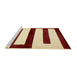 Sideview of Machine Washable Abstract Sun Yellow Rug, wshabs5598