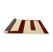 Sideview of Abstract Sun Yellow Modern Rug, abs5598