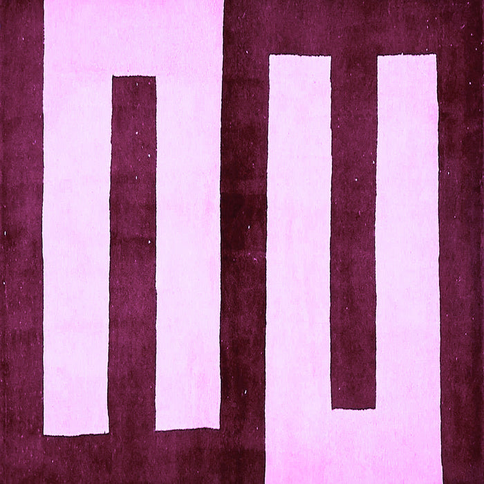 Square Abstract Purple Modern Rug, abs5598pur