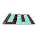 Sideview of Abstract Light Blue Modern Rug, abs5598lblu