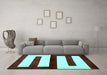 Machine Washable Abstract Light Blue Modern Rug in a Living Room, wshabs5598lblu