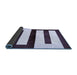 Sideview of Abstract Blue Modern Rug, abs5598blu