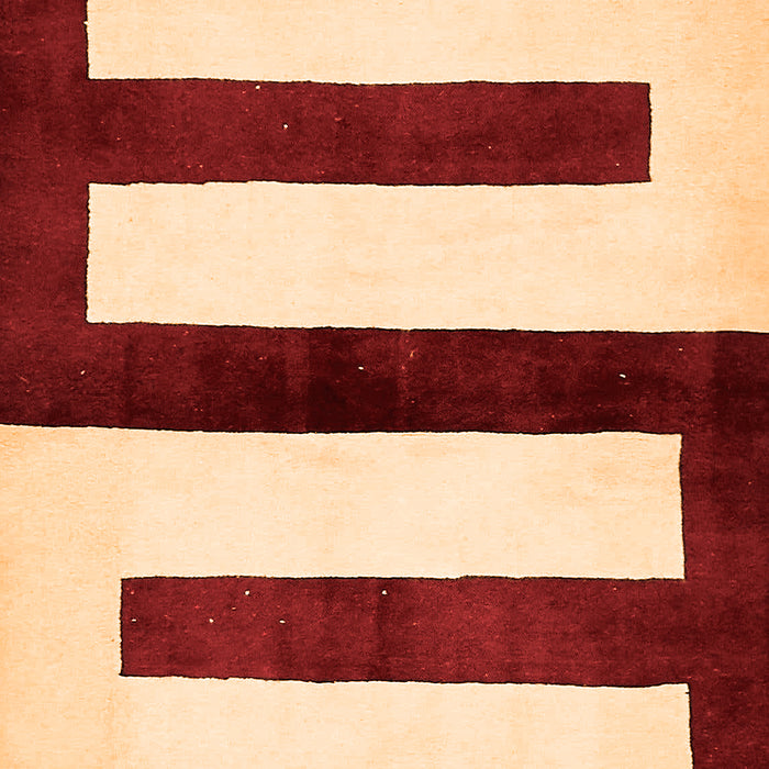 Abstract Orange Modern Rug, abs5598org