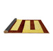 Sideview of Abstract Yellow Modern Rug, abs5598yw