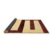 Sideview of Abstract Brown Modern Rug, abs5598brn