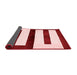 Abstract Red Modern Area Rugs