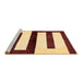 Sideview of Machine Washable Abstract Brown Modern Rug, wshabs5598brn