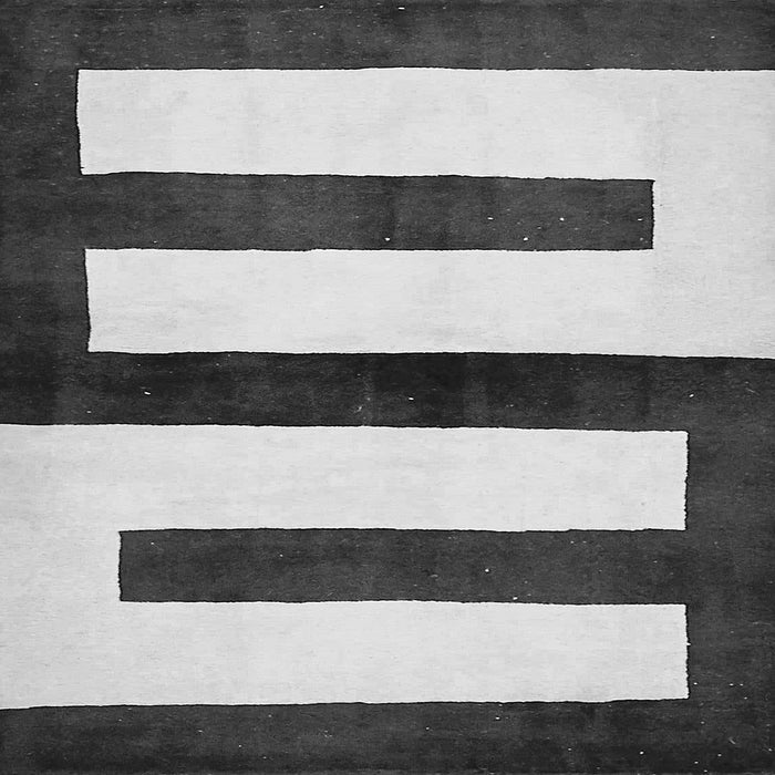 Square Machine Washable Abstract Gray Modern Rug, wshabs5598gry