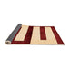 Sideview of Abstract Orange Modern Rug, abs5598org