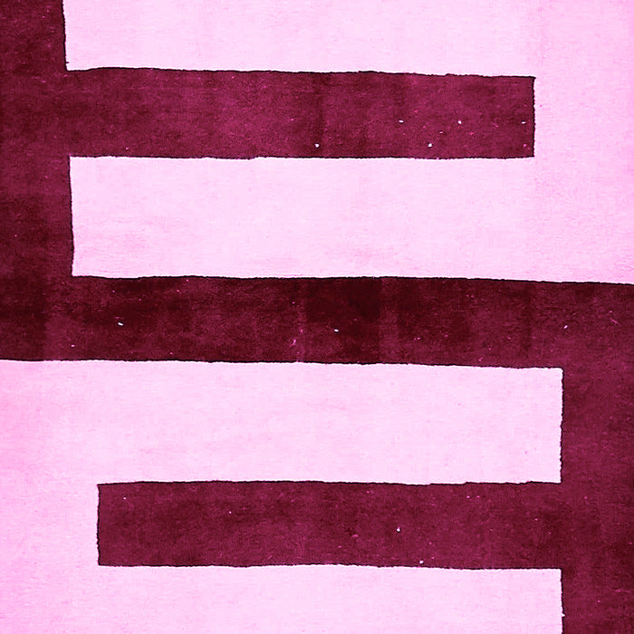 Machine Washable Abstract Pink Modern Rug, wshabs5598pnk